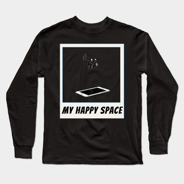 My Happy Space Long Sleeve T-Shirt by ROID ONE 